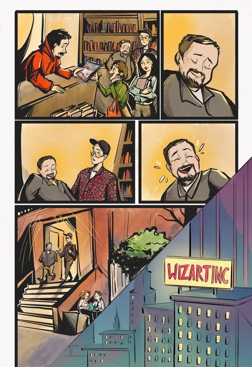     страничка из дебютного комикса «Котята-бизнесята» Полины ЭльСы Вера Стадник