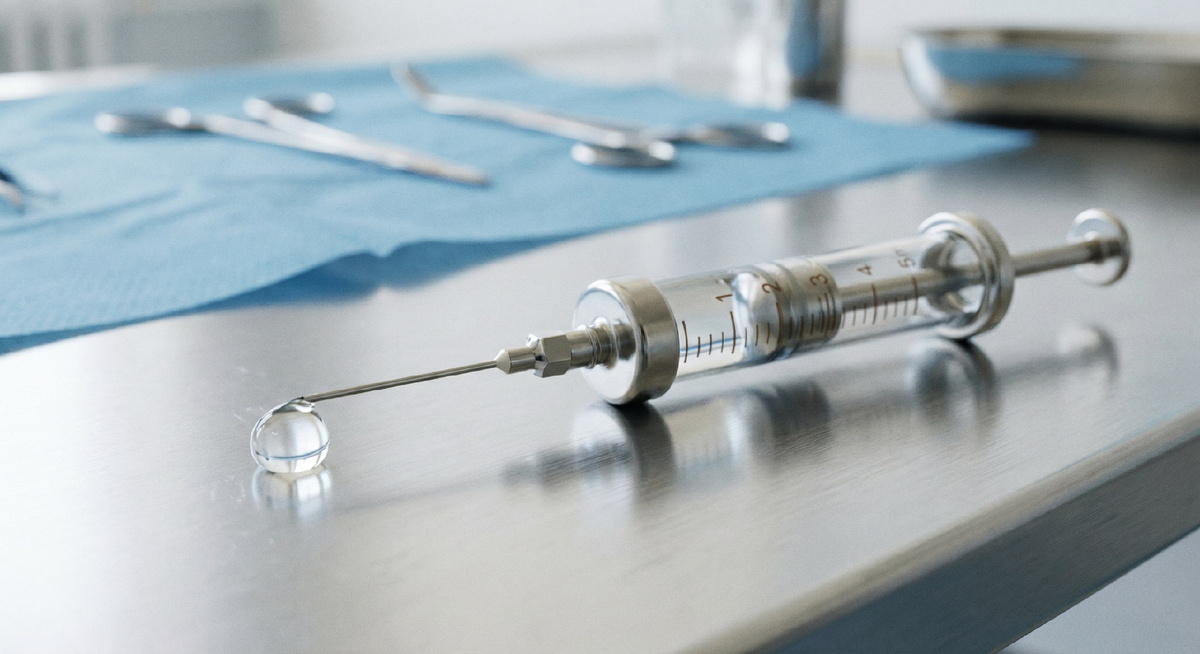 Инъекция гиалуроновой кислоты.