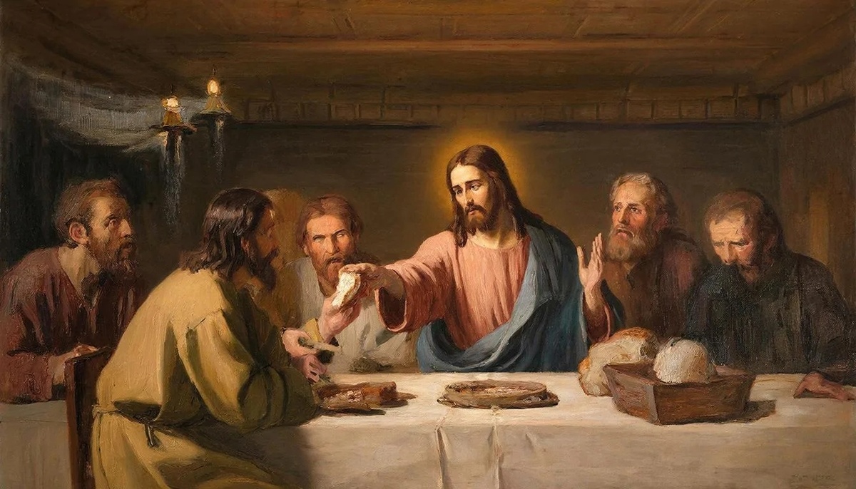 Он обмакнул хлеб и подал Иуде. На Востоке тот, кто ел хлеб с человеком, становился его союзником навсегда. Иисус знал это. Иуда знал это. И всё же Иуда принял хлеб и пошёл в ночь