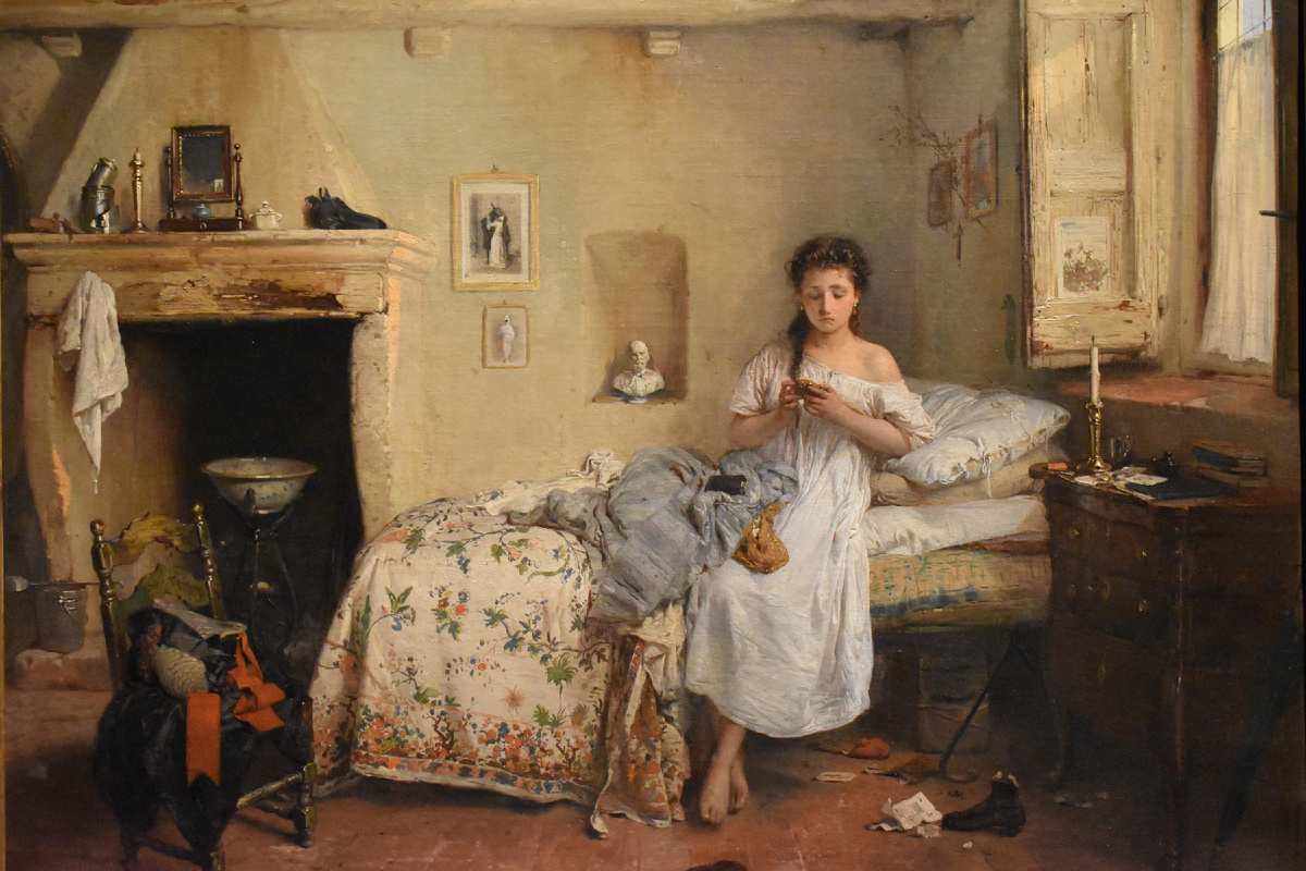 Джероламо Индуно, «Печальное предчувствие», 1862