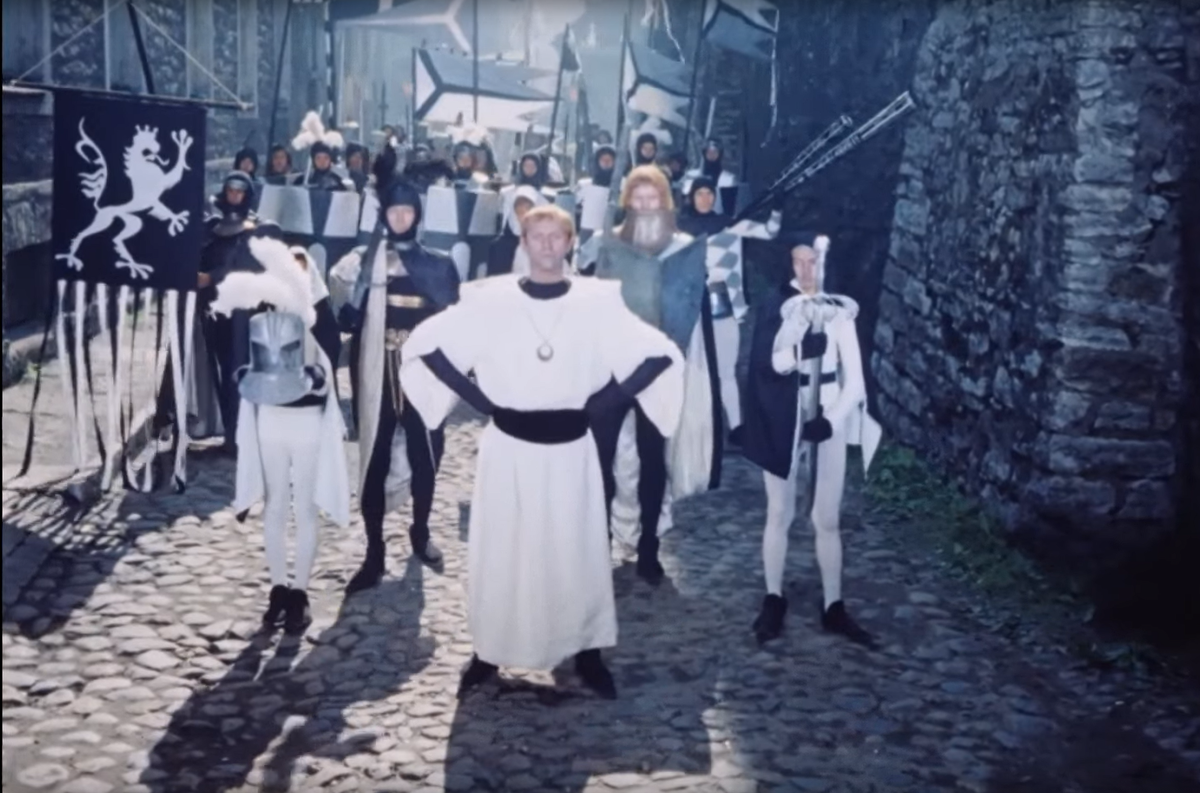 Кадр из фильма "Город мастеров", 1965 год, киностудия "Беларусьфильм"