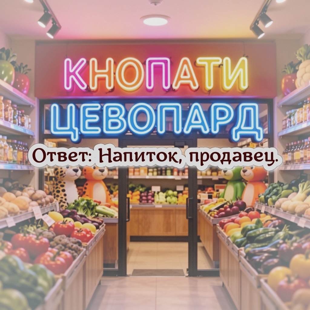 Напиток, продавец.
