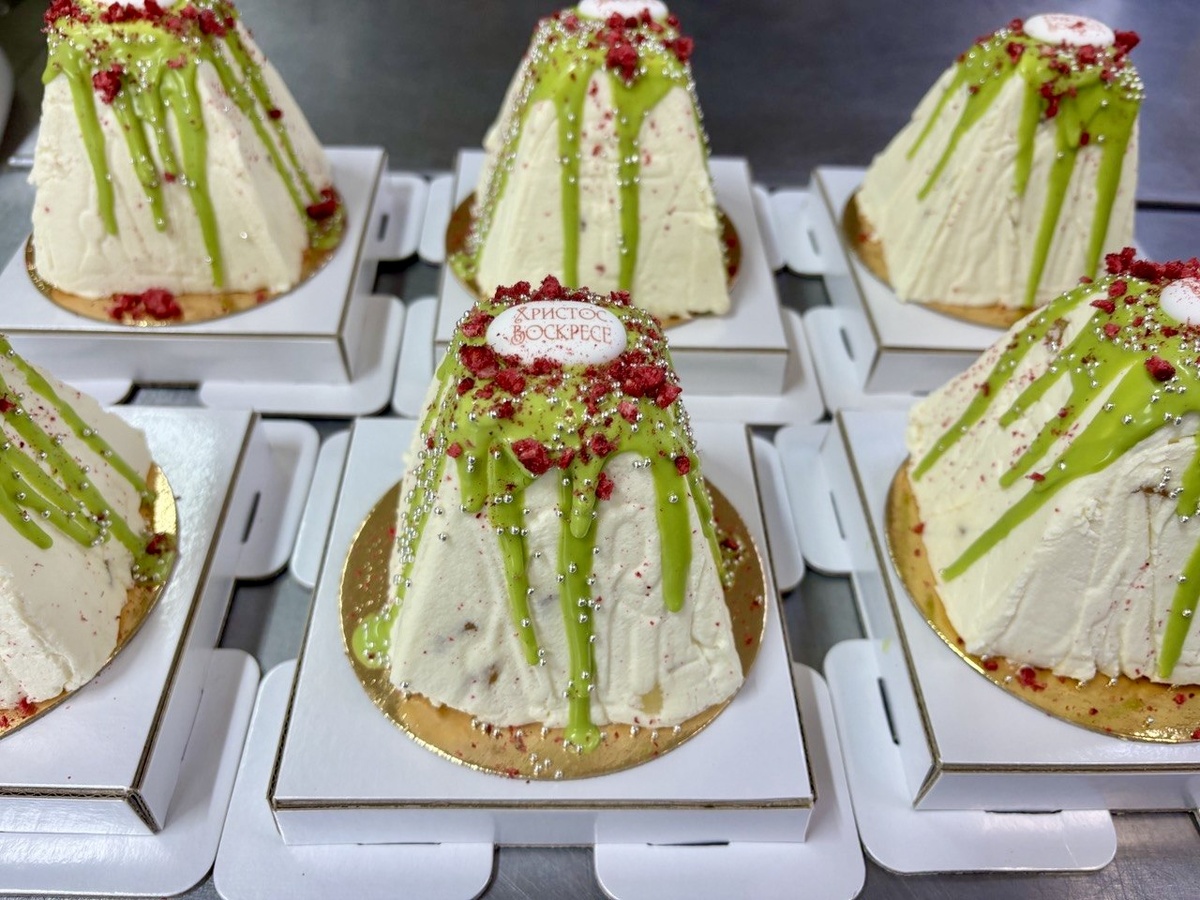 Творожная Пасха "Гжельское подворье"