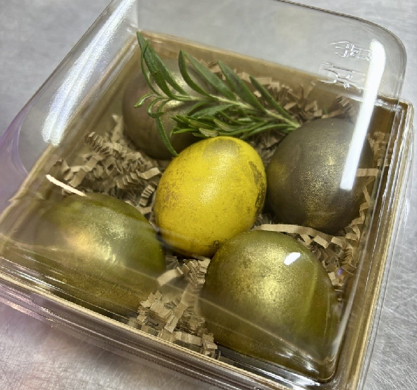 Крашеные пасхальные яйца, "Гжельское подворье"