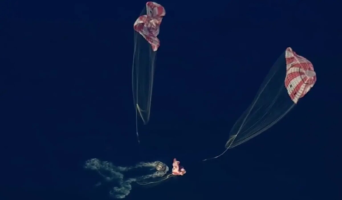    Фото: кадр видео трансляции НАСА