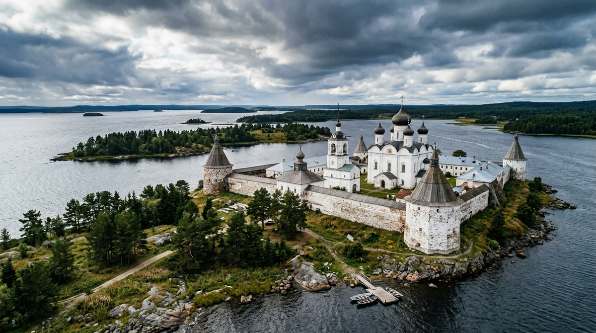 Соловецкий монастырь — одно из духовных мест силы России