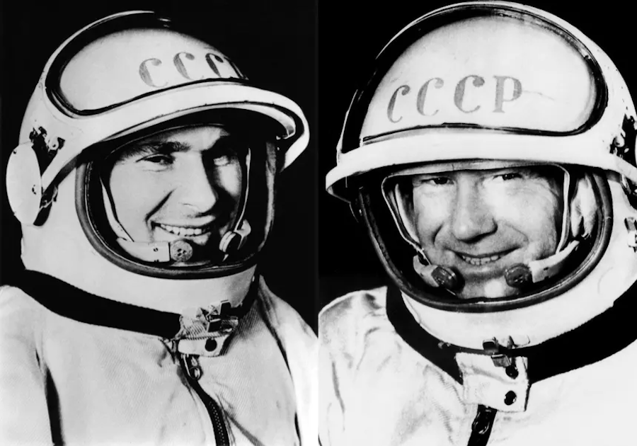 Павел Беляев и Алексей Леонов