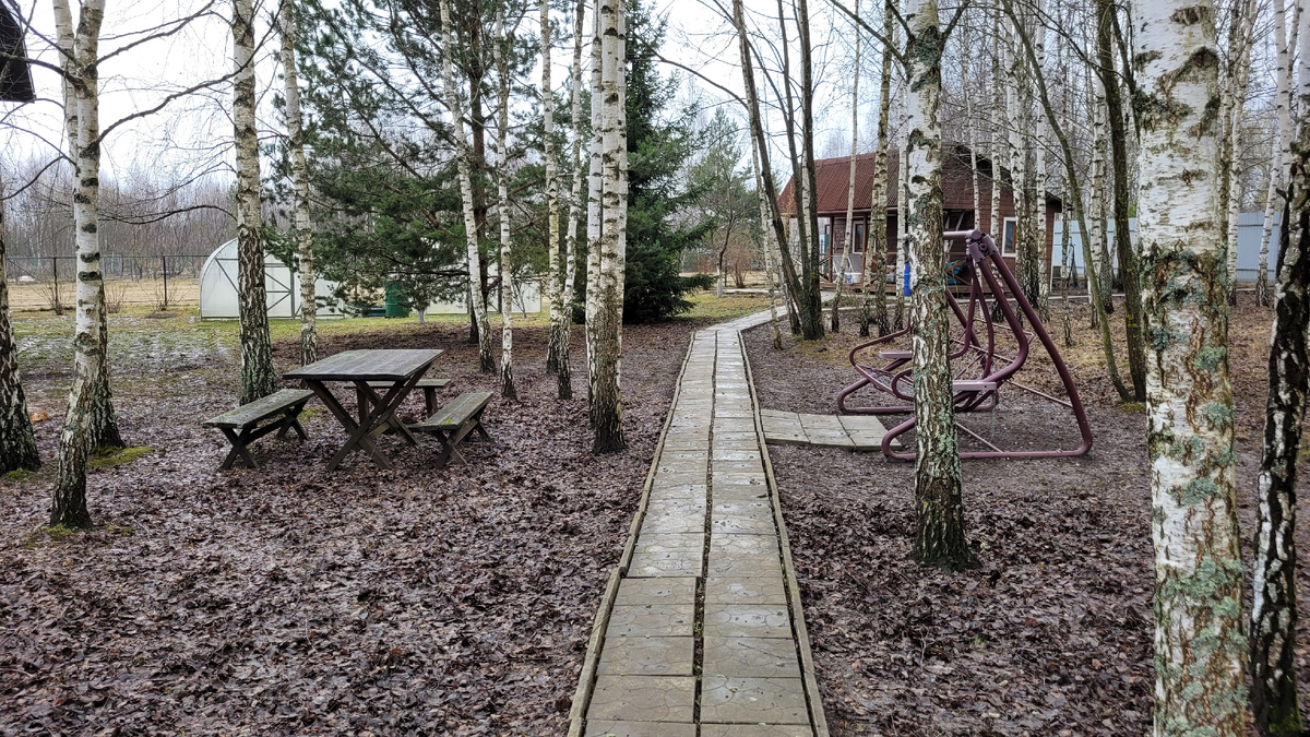 Снег растаял.