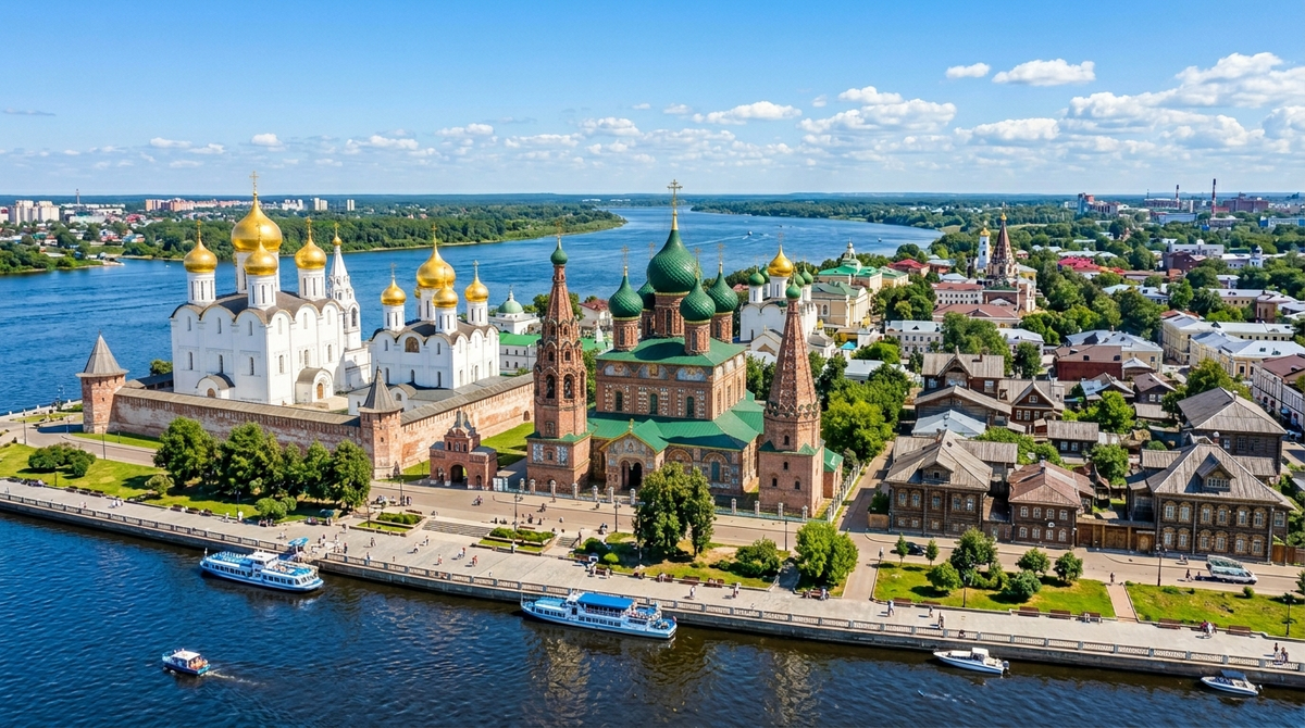 Ярославль — жемчужина Золотого кольца на берегу Волги