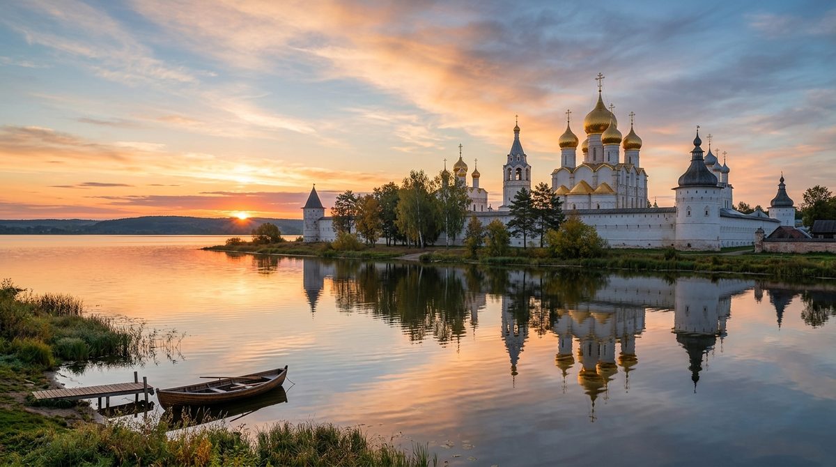 Ростов Великий: озеро Неро и белокаменные чудеса