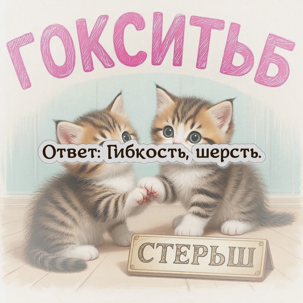 Гибкость, шерсть.