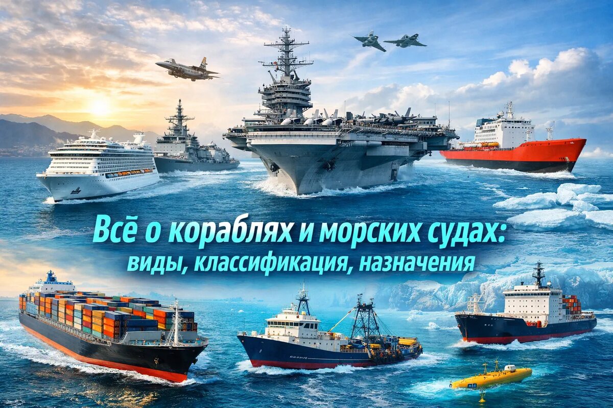 Корабли и морские суда: полный разбор видов, классификации и назначения