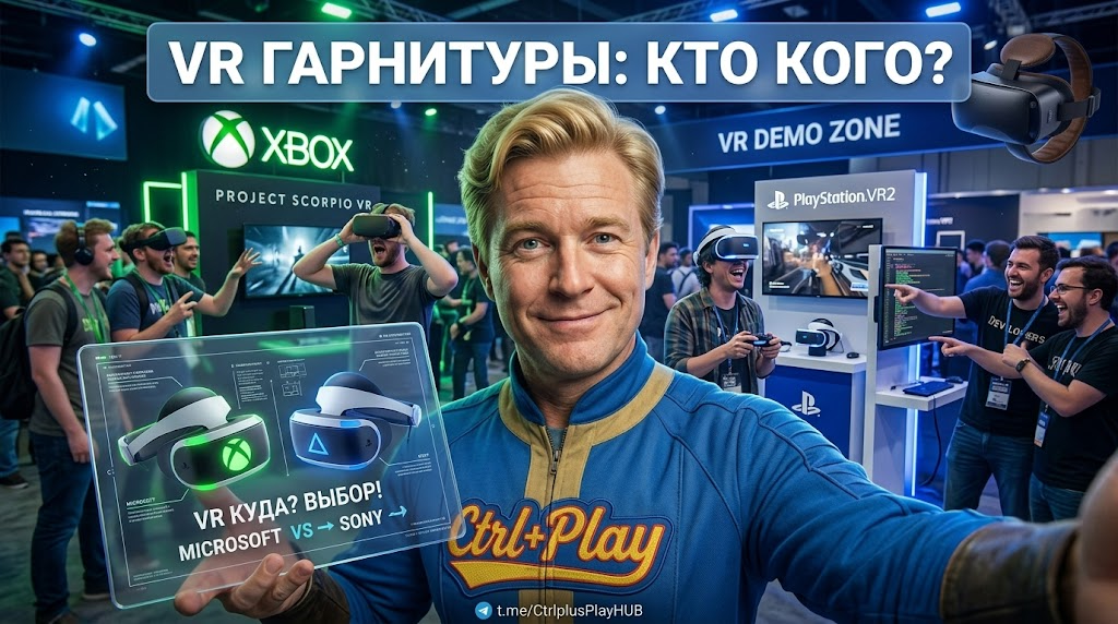 VR гарнитура для геймеров: конкуренция Microsoft и Sony