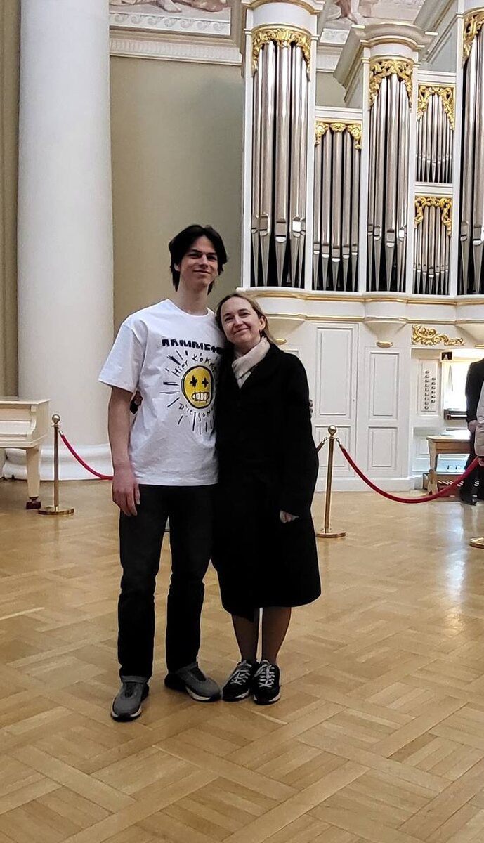 Пётр с мамой