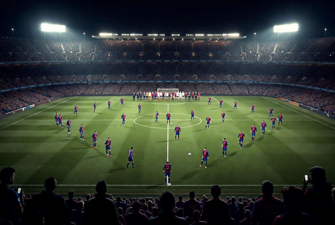 Когда футбол стал слишком идеальным и… скучным. Изображение сгенерировано с помощью ИИ.