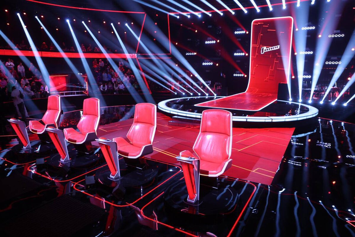 Кадр из шоу "Голос", Первый канал, 14 сезон