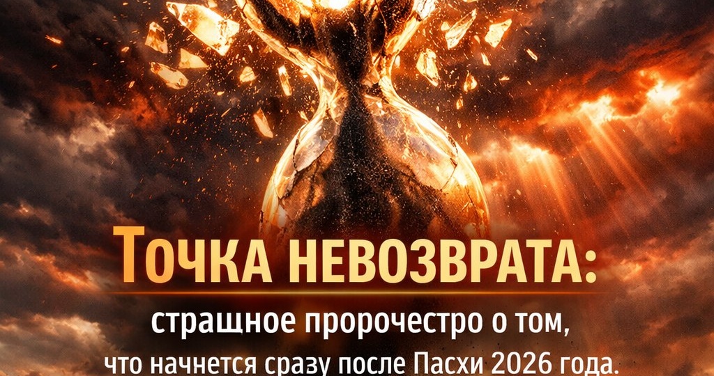 Точка невозврата: страшное пророчество о том, что начнется сразу после Пасхи 2026 года.
