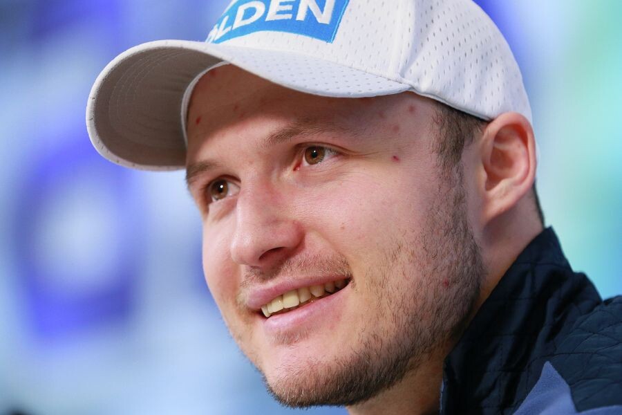    Российский горнолыжник, призер Кубка мира Александр Хорошилов / Источник: © Антон Денисов/РИА Новости