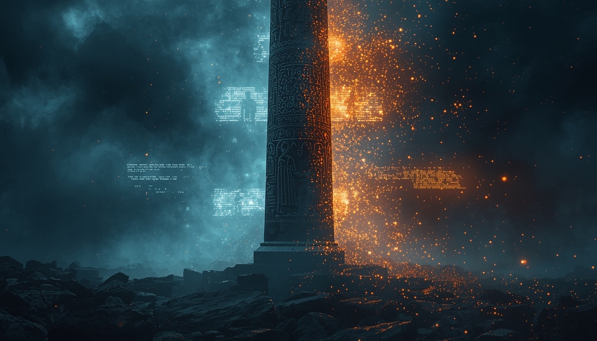 Здравствуй, нынешнее племя.
Хлоп — стучит горох об стену,
Оп — мы вырастили смену.
