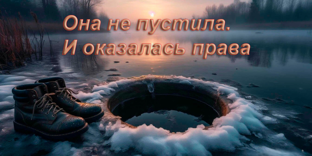 Жена окатила меня ведром воды и не пустила на рыбалку. Через два дня я понял, что она спасла мне жизнь