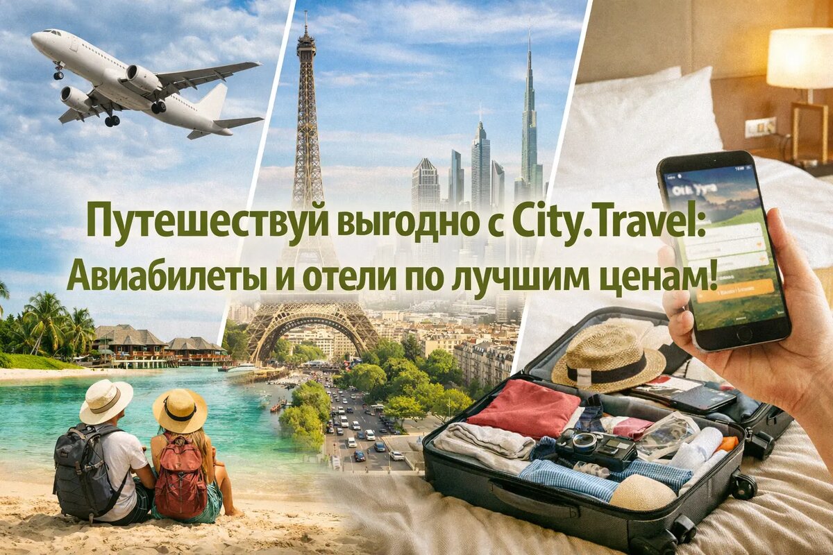Как пользоваться City.Travel для поиска авиабилетов и бронирования отелей дешево