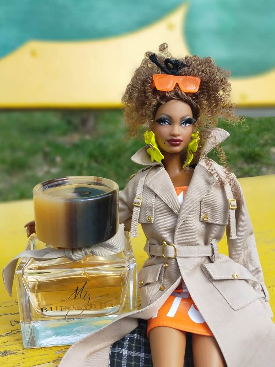 Барби Перец и аромат "My Burberry". Фото автора 
