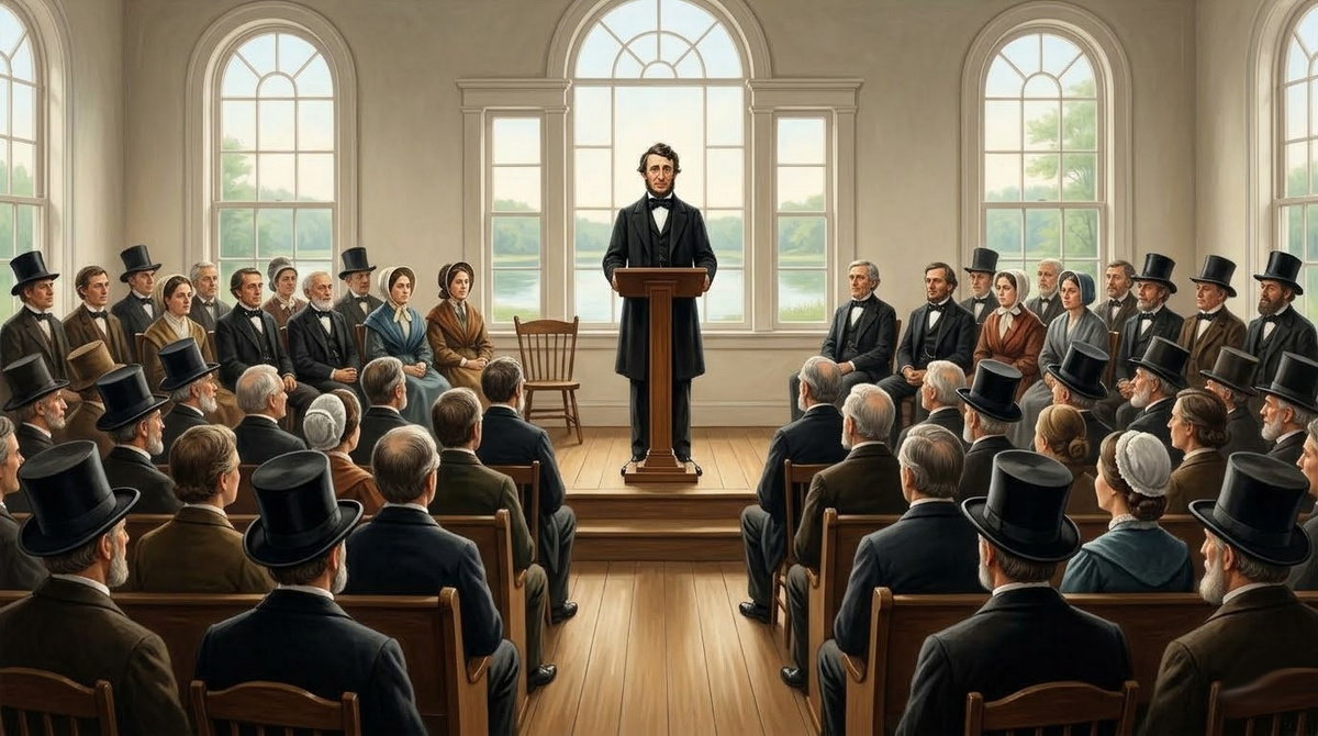 11 апреля 1838 года, среда, 19:00, Конкорд, Массачусетс.