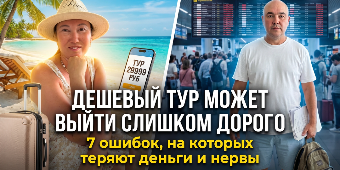 Когда дешевый тур выходит слишком дорогим: 7 ошибок, на которых туристы теряют деньги и нервы