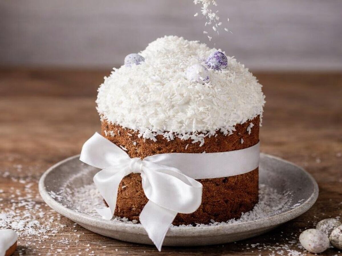    Кулич с кокосовой стружкой | © РИА Новости/Сгенерировано искусственным интеллектом