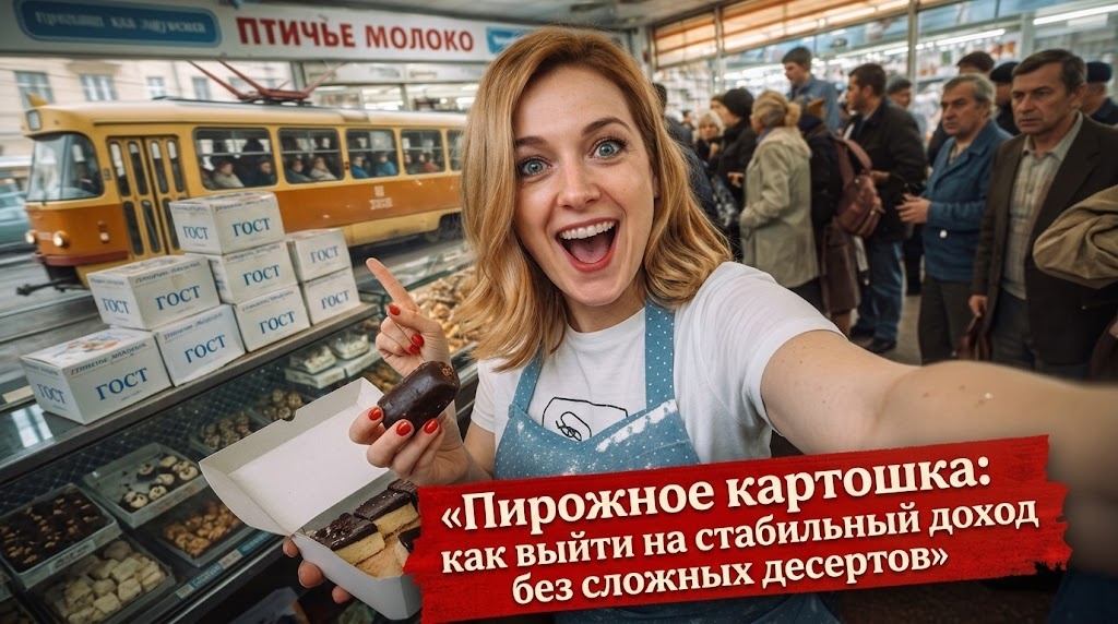    Простое в приготовлении пирожное картошка — отличный способ начать кондитерский бизнес admin