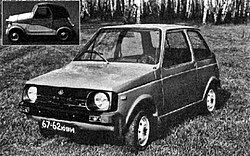 Один из вариантов СМЗ-1101 «Ока», 1982 год.