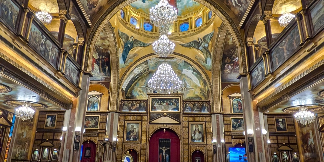 С праздником Пасхи! Христианские церкви Шарм эль Шейха. Крест в стране полумесяца