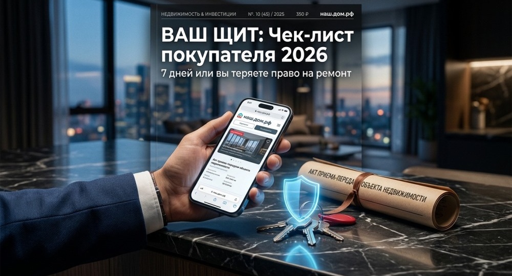 Чек‑лист новостройки 2026: как проверить застройщика, банк и принять квартиру без слёз