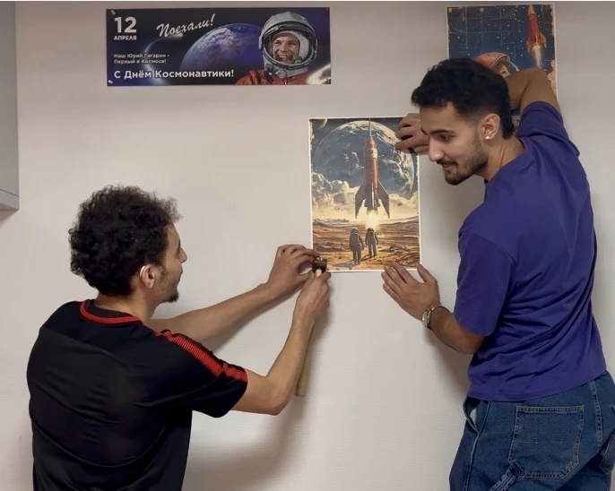 Подготовка к выставке. АГТУ. Подготовительный факультет для иностранных граждан. Астрахань, 2026. 