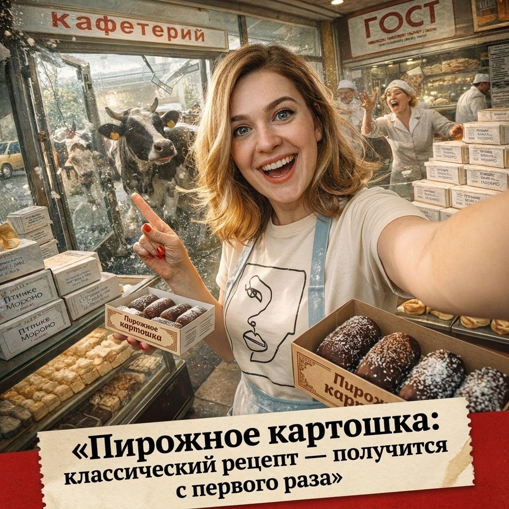    Домашнее пирожное «Картошка», которое получится с первого раза admin