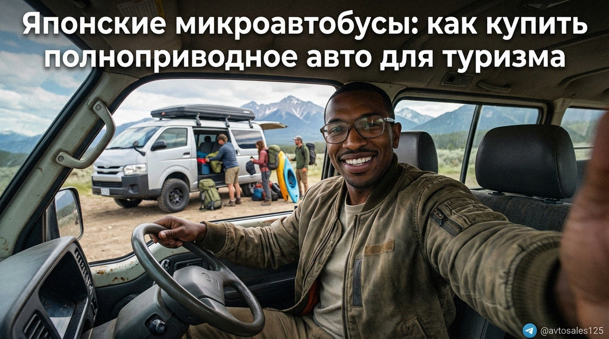    Надежный японский микроавтобус с полным приводом — отличный выбор для автомобильных путешествий. Авто Сейлс