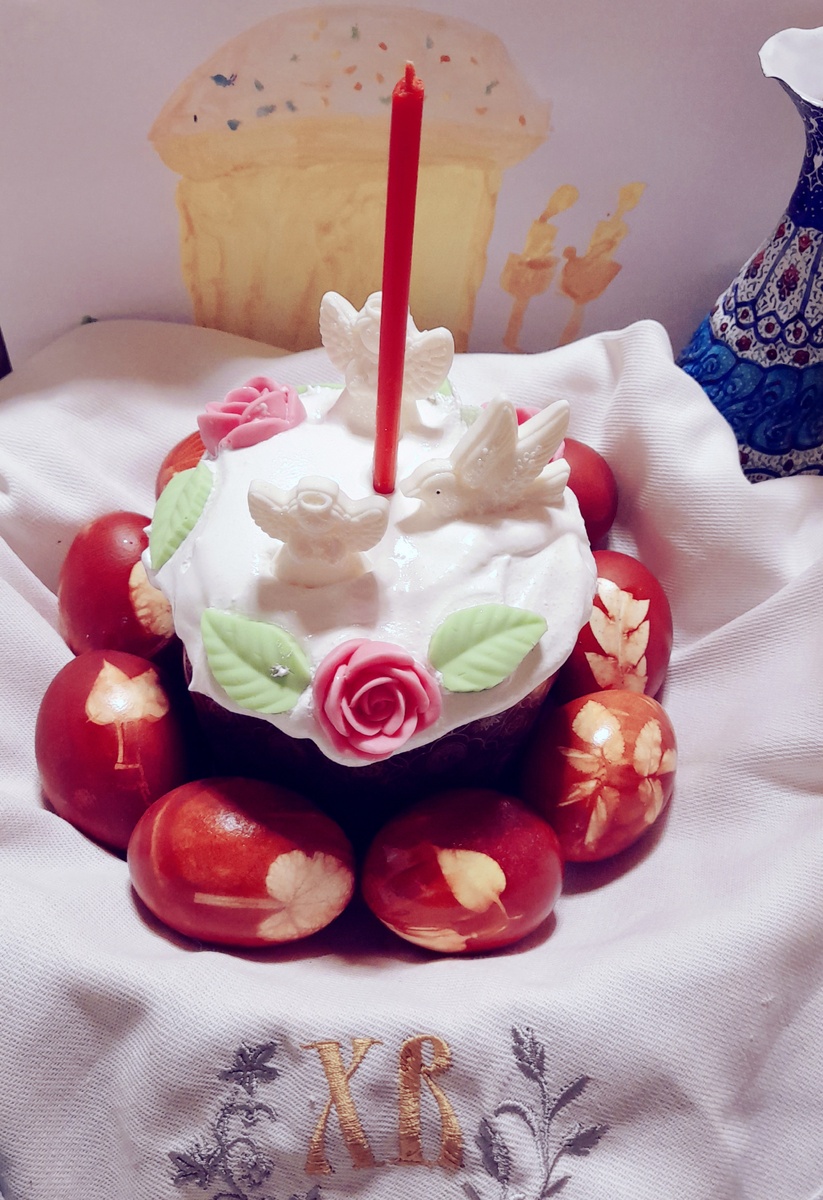 Пасхальная открытка