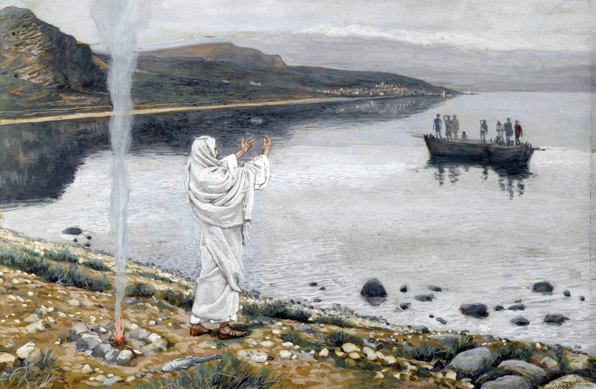 "Явление Христа на Тивериадском озере" Джеймса Тиссо, 1886-1896 гг.