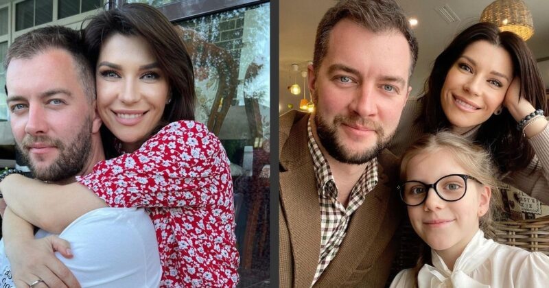    Екатерина Волкова с супругом Андреем Карповым.