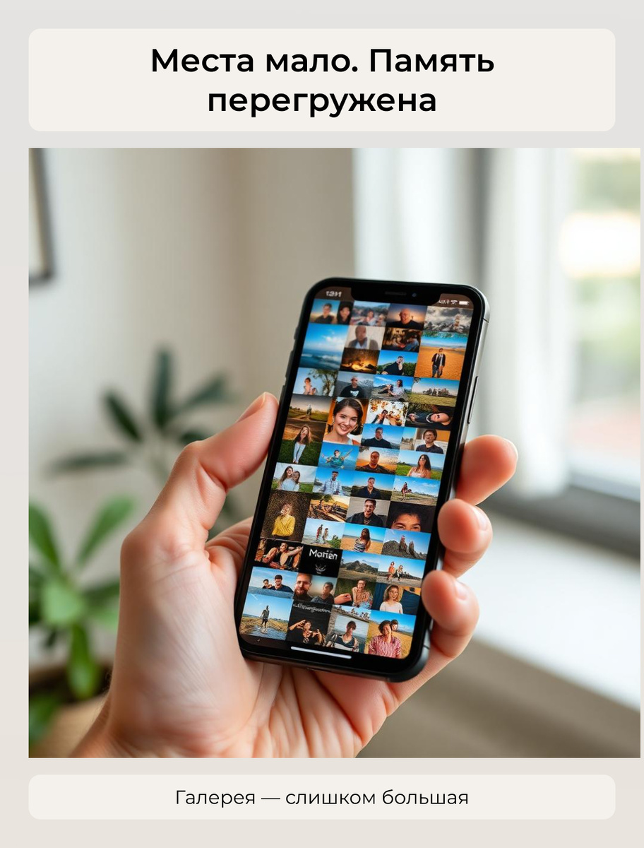 С проблемой "мало памяти" может столкнуться каждый. Причем неожиданно.