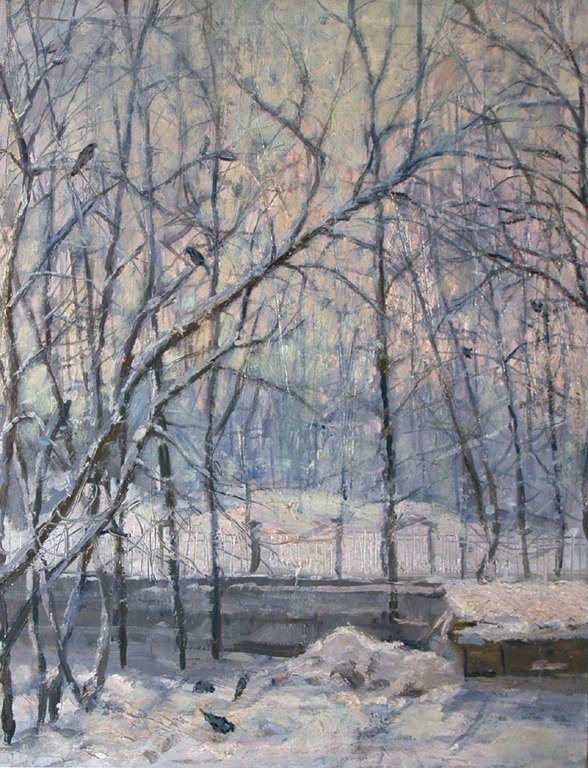 Н.М.Ромадин. Зима. 1937. Смоленский государственный музей- заповедник.