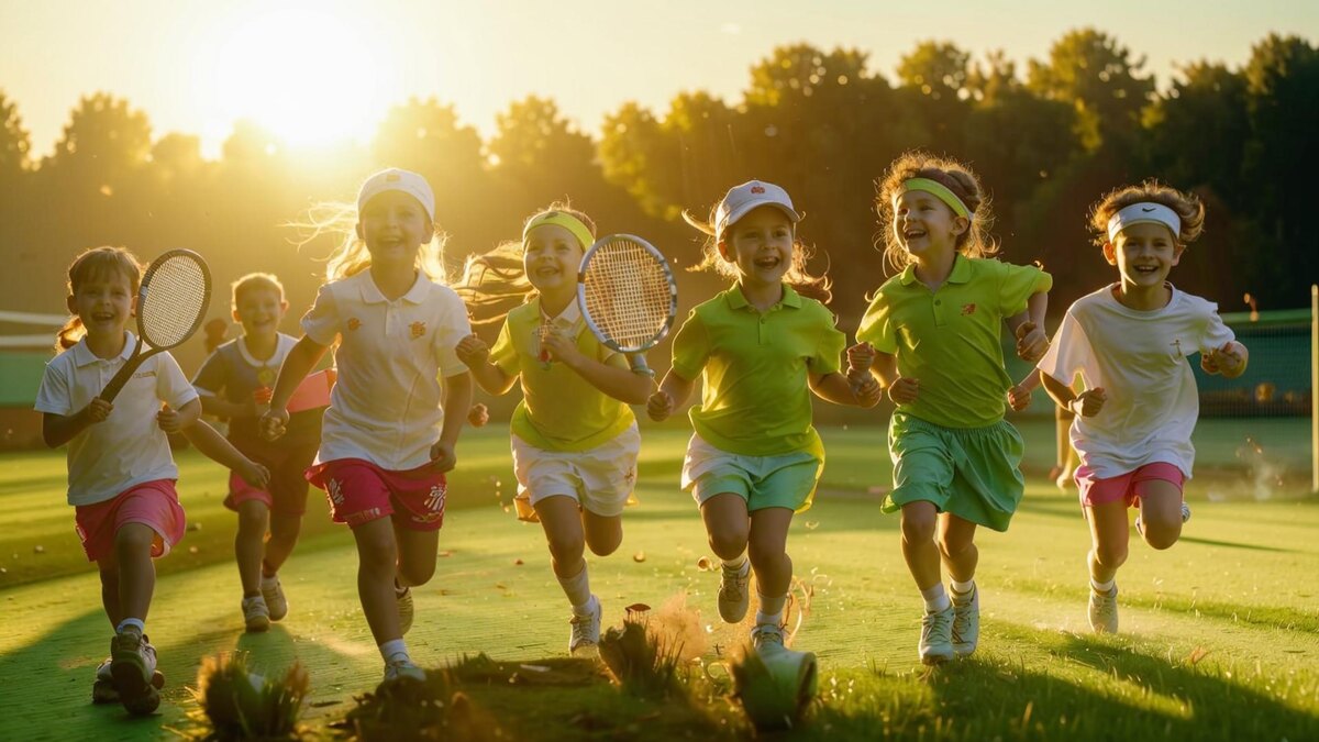 Теннис - игра, несущая радость и пользу