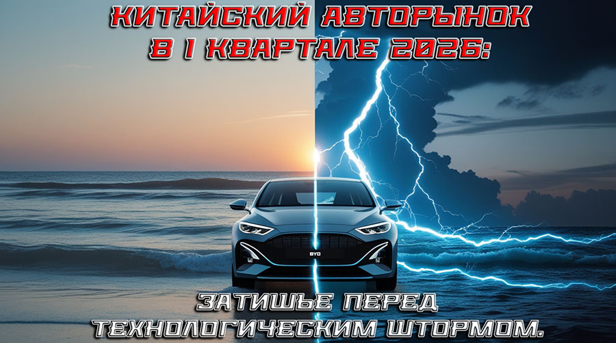    Китайский авторынок в I квартале 2026: затишье перед технологическим штормом. ИАП Зелёная Точка Старта.
