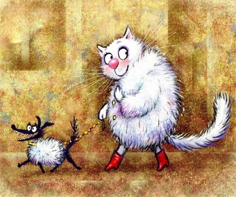 очаровательные коты Рины Зенюк