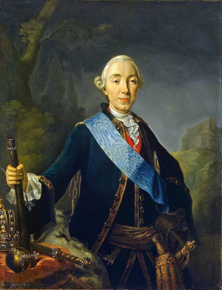 Пфанцельт Лукас Конрад. Портрет Петра III. Германия, 1761 г.