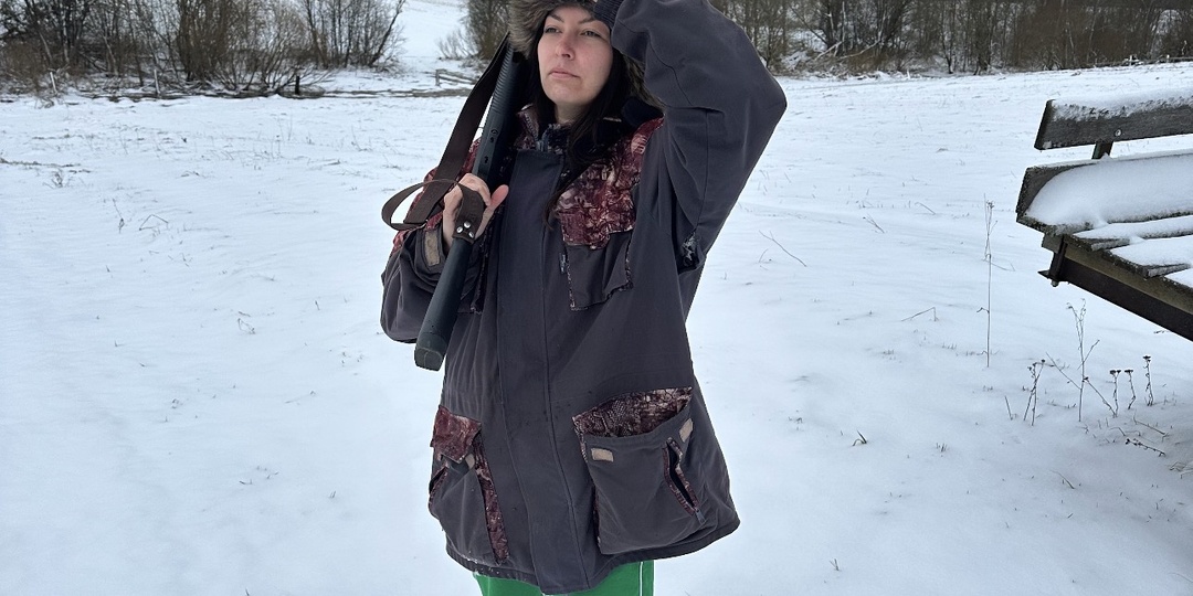 Апрельский снег, деревенская глушь и шашлыки под снежным бураном.