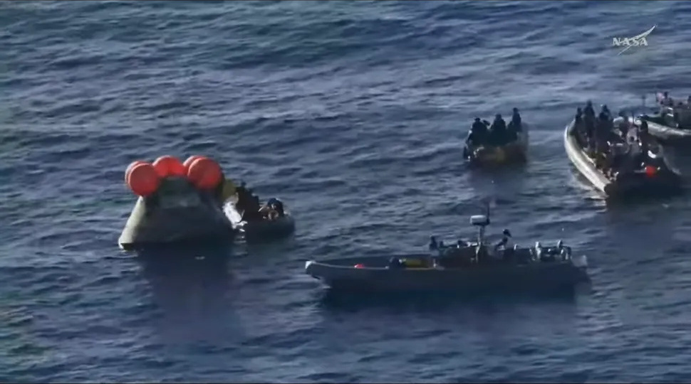 Артемида-II вернулась из путешествия вокруг Луны