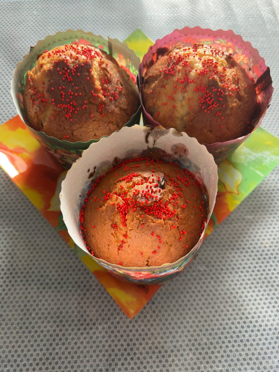 Готовые куличи подписчика. Фотография автора