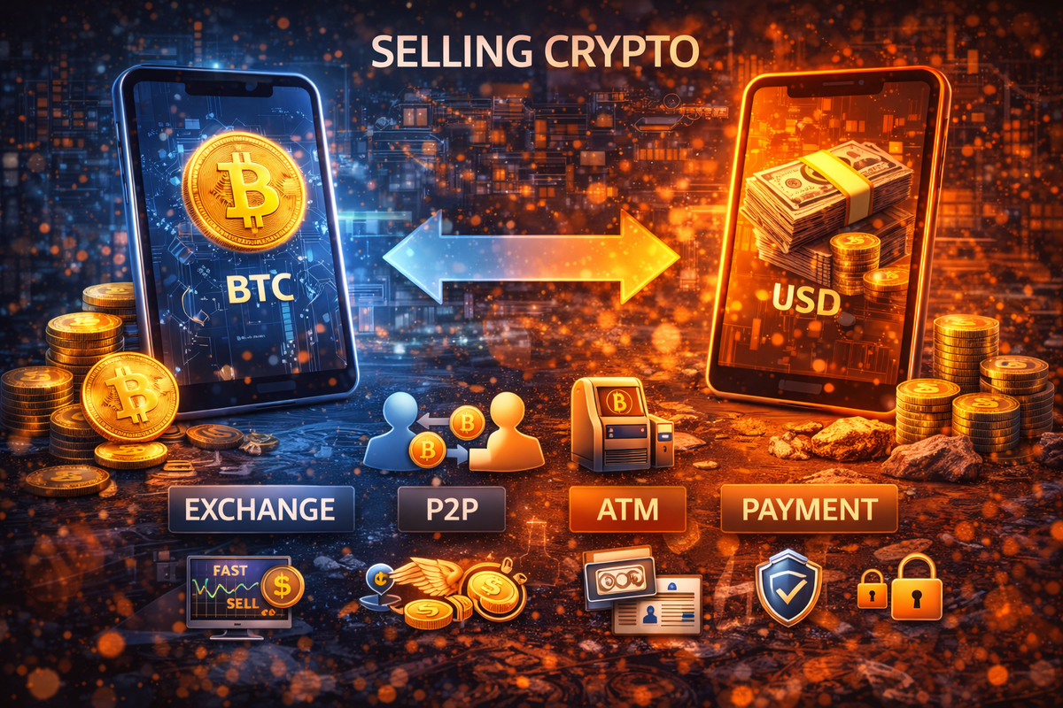 Продажа криптовалюты: быстрые и безопасные способы