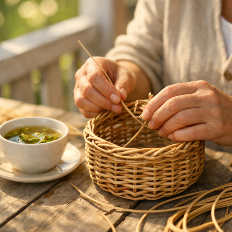   Плетение из ротанга — идеальное творческое хобби Loza